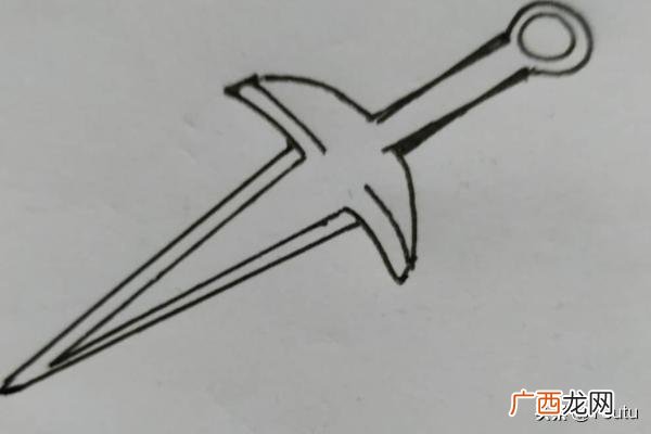 剑怎么画,火影忍者四代飞雷神手里剑怎么画？