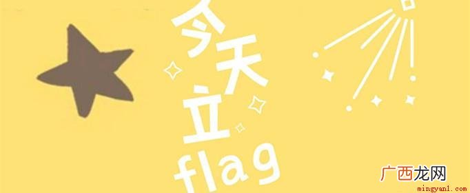 立flag是什么意思
