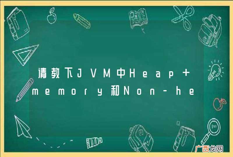 请教下JVM中Heap memory和Non-heap memory是什么意思，举例说明下