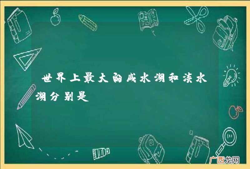 世界上最大的咸水湖和淡水湖分别是？