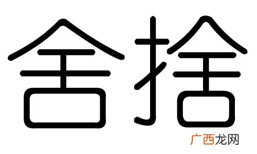 舍字是什么意思,“舍”的读音是什么？