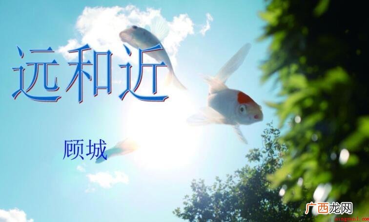 《远与近》的作者是谁