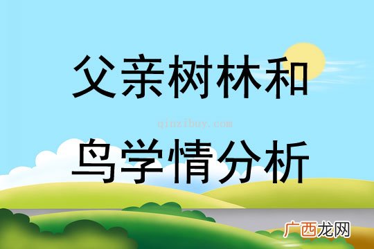 父亲树林和鸟表达了什么思想感情,课文父亲树林和鸟的主要内容？