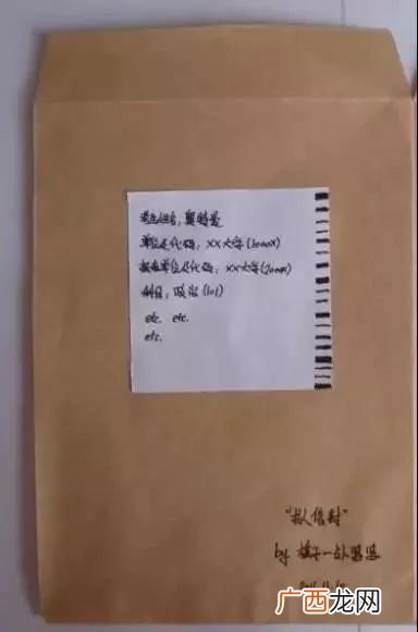 信封长什么样子,信封背面写什么？