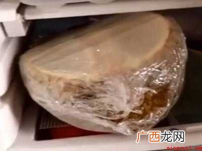 榴莲还有一半带壳怎么放
