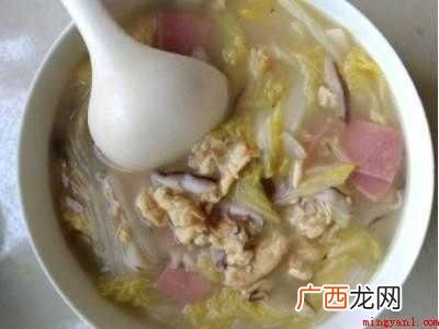 烂糊白菜汤的做法