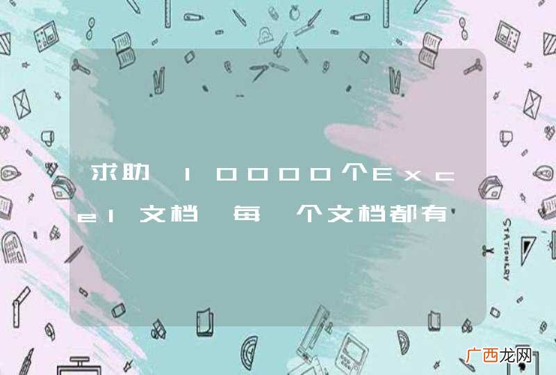 求助,10000个Excel文档,每一个文档都有一个密码,而且密码相同.而且全部都有毒