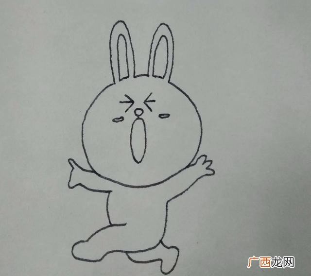如何画兔子嘴,带路兔怎么画？