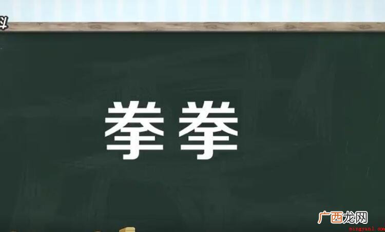 拳拳的意思是什么