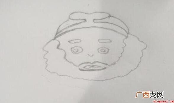 沙和尚简笔画怎么画