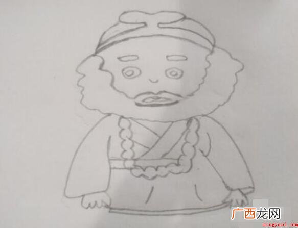 沙和尚简笔画怎么画