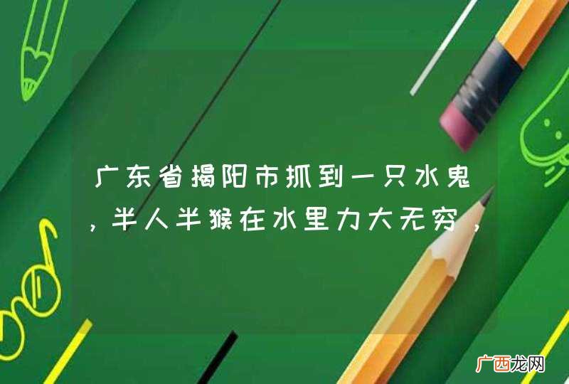 广东省揭阳市抓到一只水鬼，半人半猴在水里力大无穷，究竟是什么？