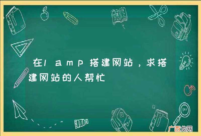 在lamp搭建网站，求搭建网站的人帮忙