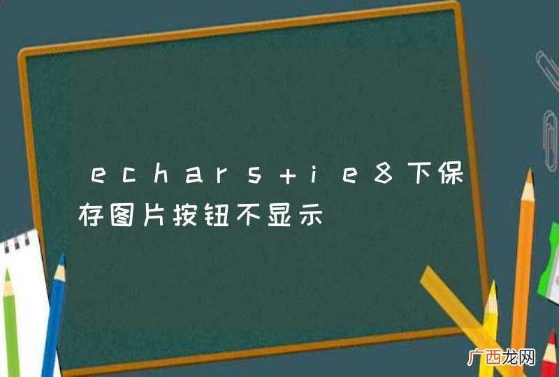 echars ie8下保存图片按钮不显示