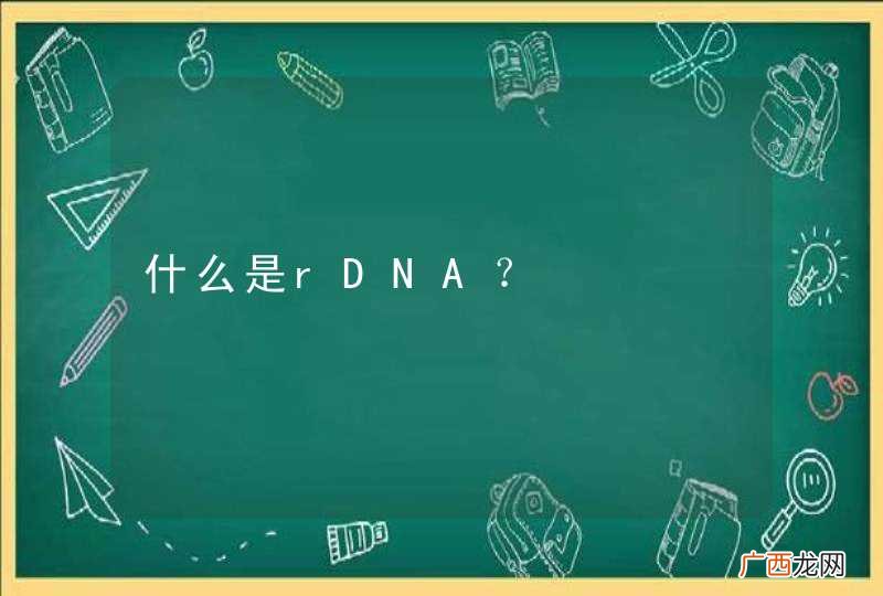 什么是rDNA？