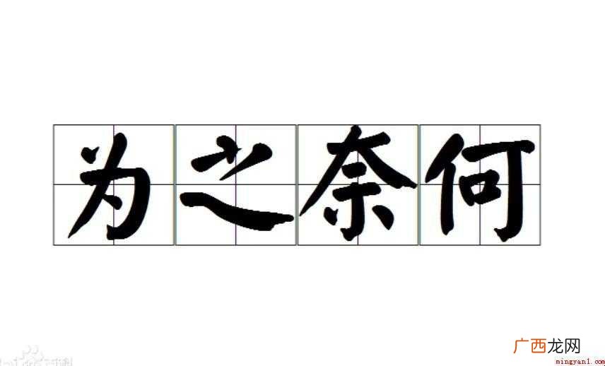 为之奈何的意思是什么