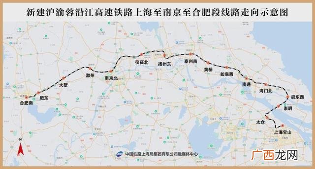 沿江高铁经过哪些城市,北沿江高铁经过湖北吗？