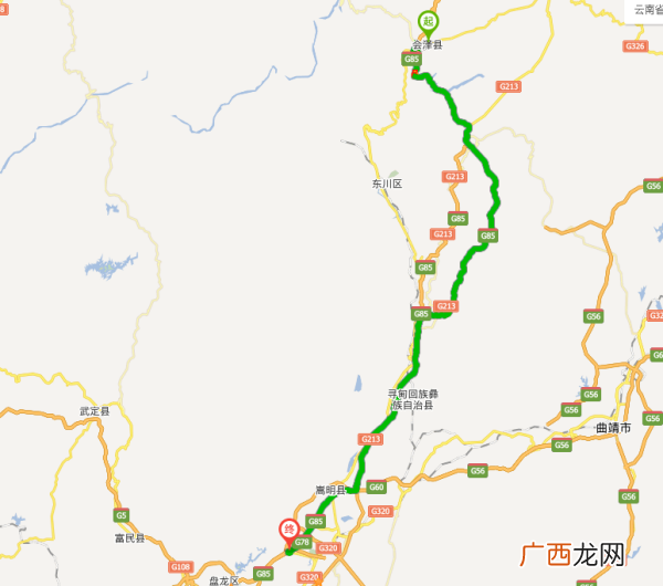 会泽离昆明多少公里,会泽到曲靖多少公里？
