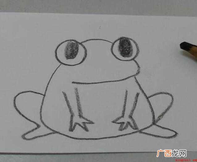 青蛙简笔画怎么画【图文】 青蛙简笔画怎么画