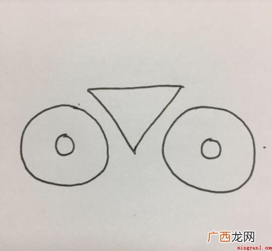 自行车的简笔画怎么画