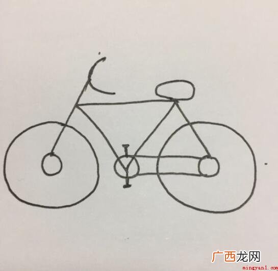 自行车的简笔画怎么画