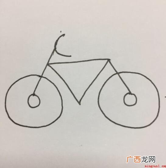 自行车的简笔画怎么画
