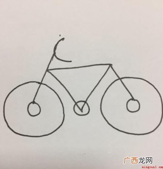自行车的简笔画怎么画