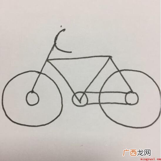 自行车的简笔画怎么画