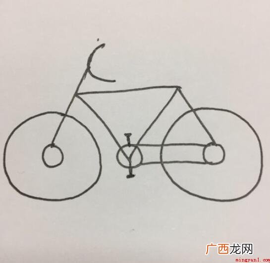 自行车的简笔画怎么画