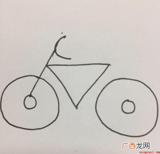自行车的简笔画怎么画