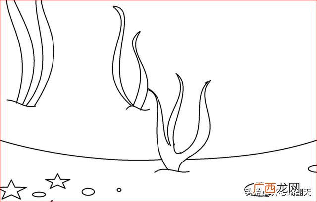 教你画海星的简笔画,儿童海底世界的简笔画方法?
