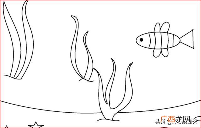 教你画海星的简笔画,儿童海底世界的简笔画方法?