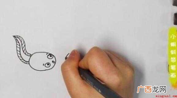 小蝌蚪简笔画怎么画