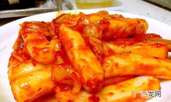 辣白菜炒年糕的做法,炒年糕商业做法?