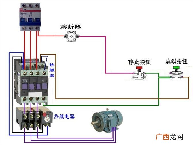 三相按钮开关接线方法,三相按钮联锁开关接线法？