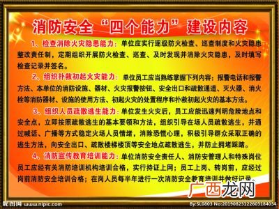 消防四个能力内容是指什么,消防四会是什么？