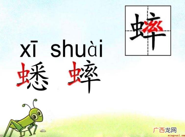 蟋蟀的组词怎么组呢?- 蟋蟀的蟀组词怎么组