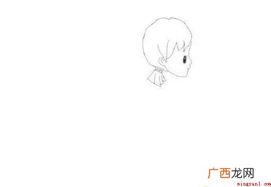 侧面人物简笔画怎么画