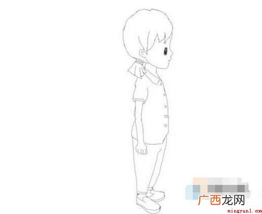 侧面人物简笔画怎么画