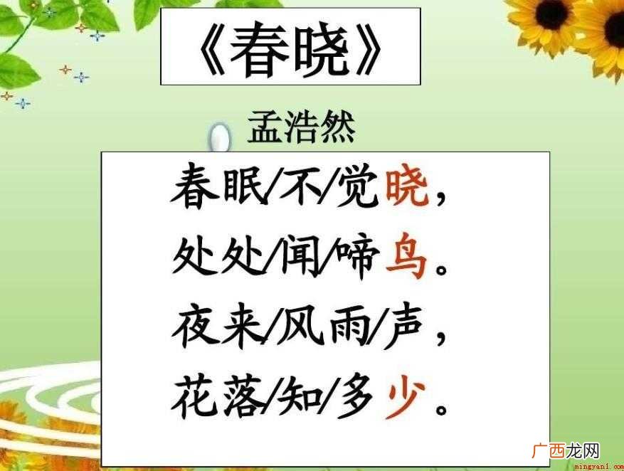 《春晓》表达了什么情感