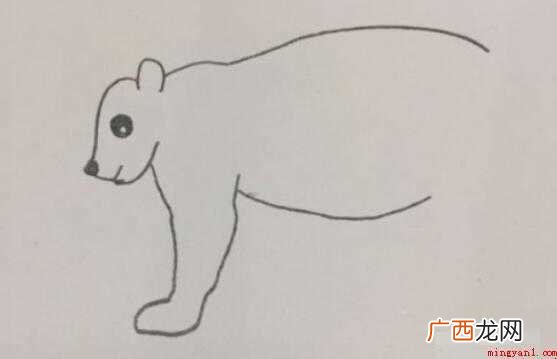 北极熊简笔画怎么画 教你画出世界濒危动物 北极熊简笔画怎么画