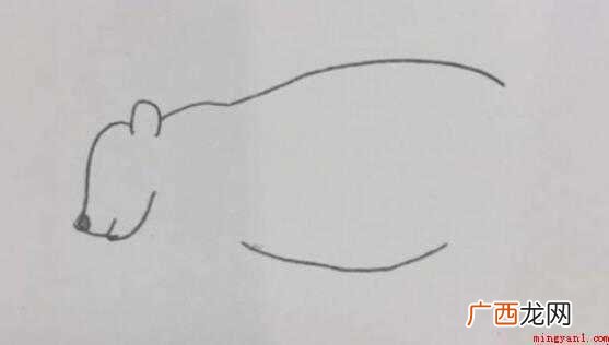 北极熊简笔画怎么画 教你画出世界濒危动物 北极熊简笔画怎么画