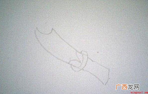 刀的简笔画怎么画 刀刃越锋利的话应该可以快速分解食物 刀的简笔画怎么画