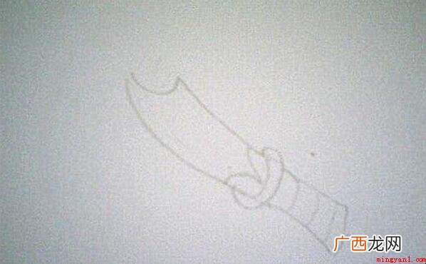 刀的简笔画怎么画 刀刃越锋利的话应该可以快速分解食物 刀的简笔画怎么画