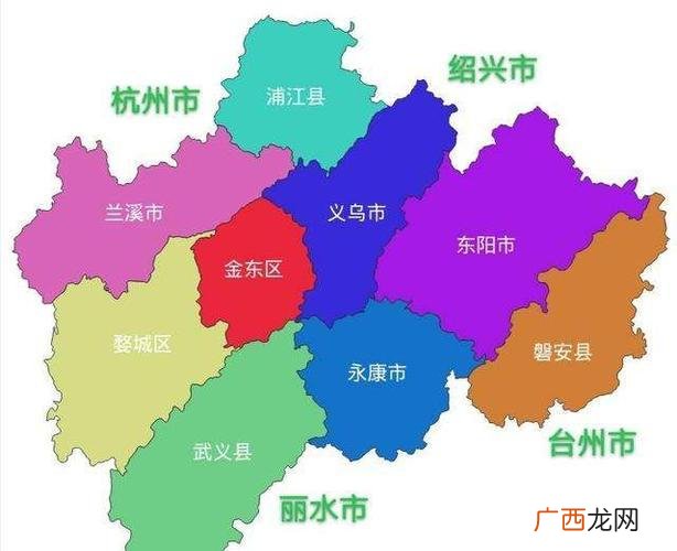 浙江金华地区包括哪些城镇,与金华市相邻的有哪些市？