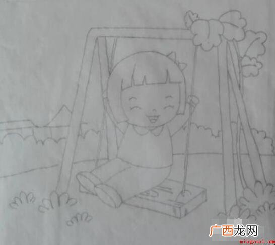 荡秋千简笔画怎么画【图文】 荡秋千简笔画怎么画