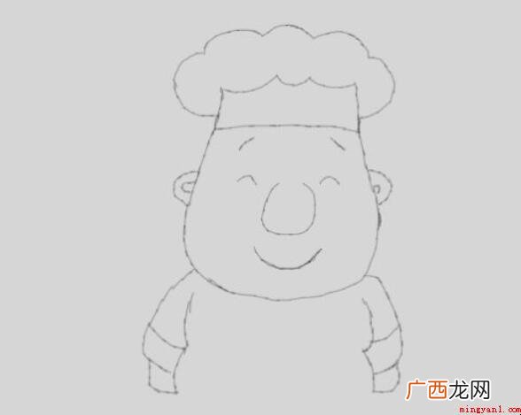 厨师简笔画怎么画 教你如何做出十分色香味俱全的食材 厨师简笔画怎么画