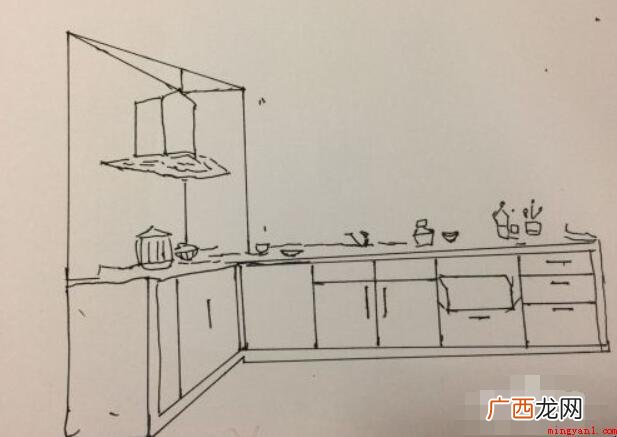 厨房简笔画怎么画_厨房装修 厨房简笔画怎么画