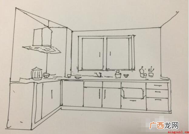 厨房简笔画怎么画_厨房装修 厨房简笔画怎么画