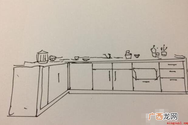 厨房简笔画怎么画_厨房装修 厨房简笔画怎么画